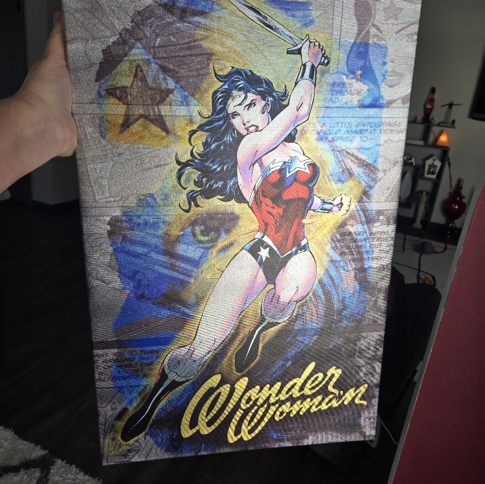 DC Comics Wonder Woman on canvas